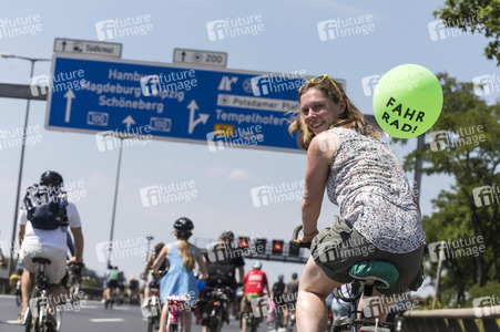 Fahrrad-Demonstration des ADFC in Berlin