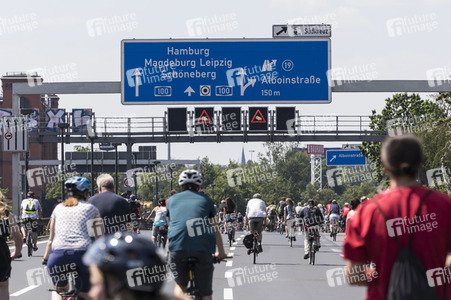 Fahrrad-Demonstration des ADFC in Berlin