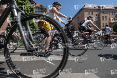 Fahrrad-Demonstration des ADFC in Berlin