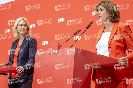 Pressekonferenz der SPD zur Nachfolge Andrea Nahles in Berlin