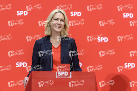 Pressekonferenz der SPD zur Nachfolge Andrea Nahles in Berlin