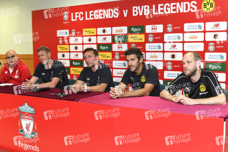Pressekonferenz zum Match Liverpool FC Legends vs BVB Legends in Hongkong