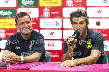 Pressekonferenz zum Match Liverpool FC Legends vs BVB Legends in Hongkong