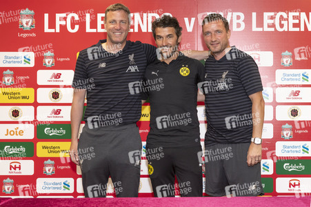 Pressekonferenz zum Match Liverpool FC Legends vs BVB Legends in Hongkong