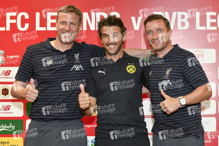 Pressekonferenz zum Match Liverpool FC Legends vs BVB Legends in Hongkong