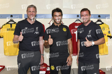 Pressekonferenz zum Match Liverpool FC Legends vs BVB Legends in Hongkong