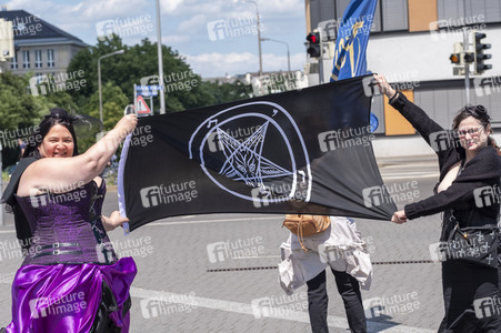 Marsch füru Jesus und Marsch für Satan in Leipzig