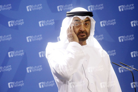Pressekonferenz mit Mohammed bin Zayed Al Nahyan in Berlin