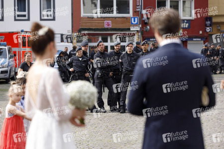 Symbolfoto Polizeipräsenz
