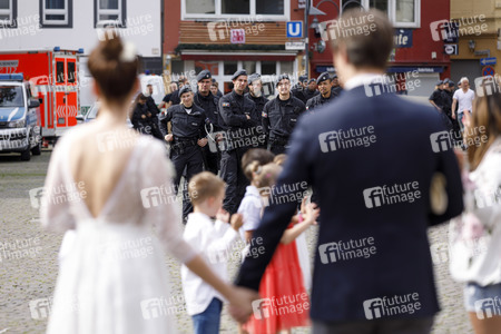 Symbolfoto Polizeipräsenz