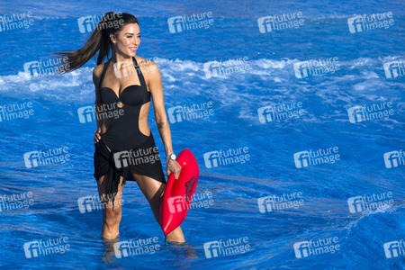 Eröffnung der Sommer-Saison 2019 des Parque Warner Beach in Madrid