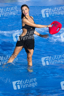 Eröffnung der Sommer-Saison 2019 des Parque Warner Beach in Madrid