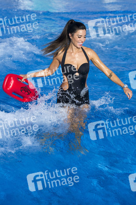 Eröffnung der Sommer-Saison 2019 des Parque Warner Beach in Madrid