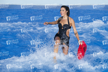 Eröffnung der Sommer-Saison 2019 des Parque Warner Beach in Madrid