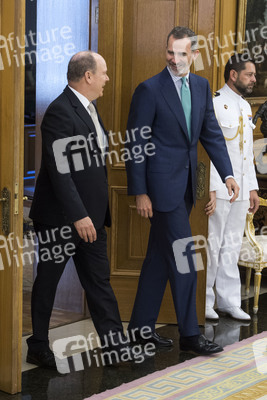 Empfang für Fürst Albert II. von Monaco in Madrid