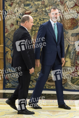 Empfang für Fürst Albert II. von Monaco in Madrid
