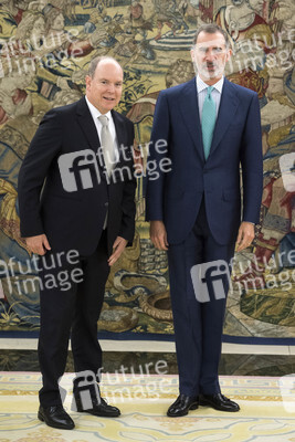 Empfang für Fürst Albert II. von Monaco in Madrid