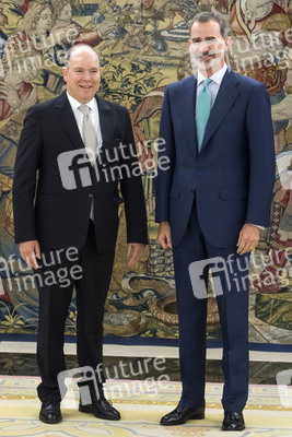 Empfang für Fürst Albert II. von Monaco in Madrid