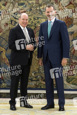 Empfang für Fürst Albert II. von Monaco in Madrid