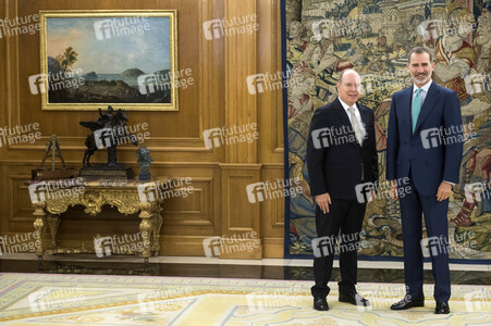 Empfang für Fürst Albert II. von Monaco in Madrid