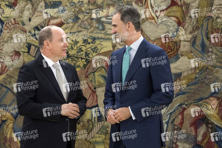 Empfang für Fürst Albert II. von Monaco in Madrid