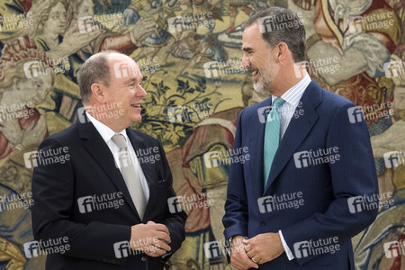Empfang für Fürst Albert II. von Monaco in Madrid