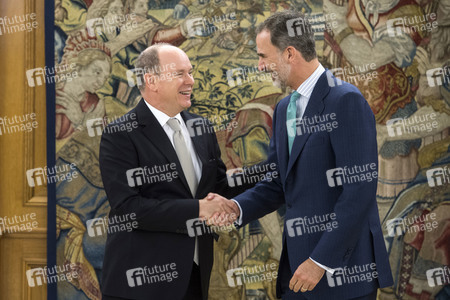 Empfang für Fürst Albert II. von Monaco in Madrid