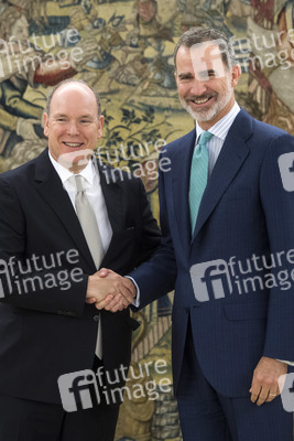 Empfang für Fürst Albert II. von Monaco in Madrid