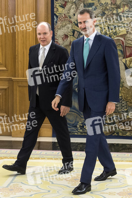 Empfang für Fürst Albert II. von Monaco in Madrid