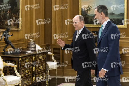 Empfang für Fürst Albert II. von Monaco in Madrid