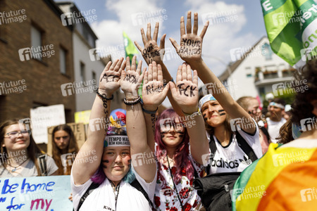 'Ende Gelände' Demonstration in Hochneukirch