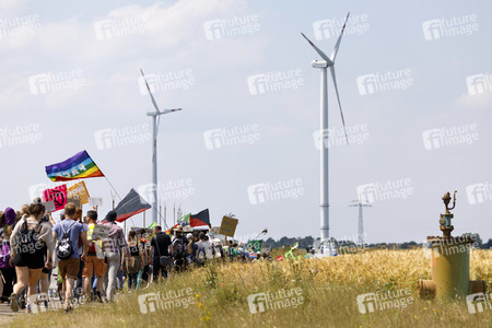 'Ende Gelände' Demonstration in Hochneukirch