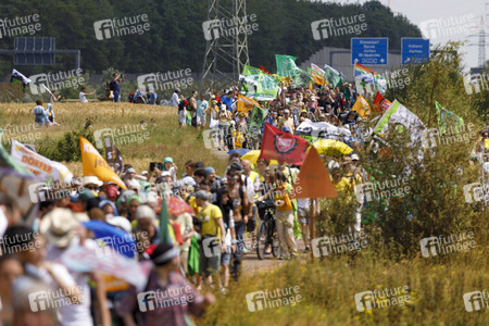 'Ende Gelände' Demonstration in Hochneukirch