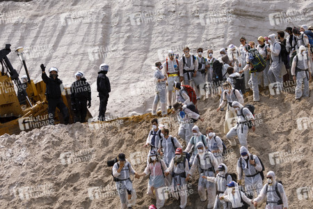 'Ende Gelände' Demonstration in Hochneukirch