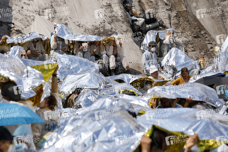 'Ende Gelände' Demonstration in Hochneukirch