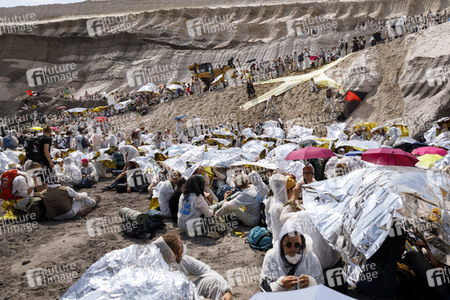'Ende Gelände' Demonstration in Hochneukirch