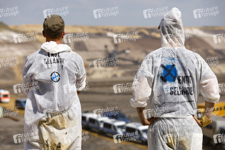 'Ende Gelände' Demonstration in Hochneukirch