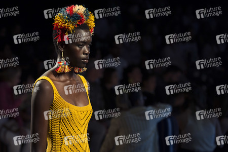 Dolores Cortes Fashion Show auf der Mercedes-Benz Fashion Week Madrid Spring/Summer 2020