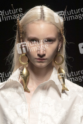 Juan Vidal Fashion Show auf der Mercedes-Benz Fashion Week Madrid Spring/Summer 2020