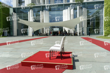 Angela Merkel empfängt Mette Frederiksen in Berlin