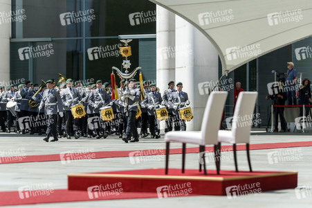 Angela Merkel empfängt Mette Frederiksen in Berlin