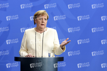 Pressekonferenz mit Angela Merkel und Mette Frederiksen in Berlin