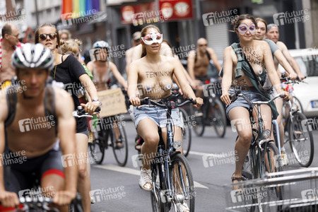 Cologne Naked Bike Ride 2019 in Köln