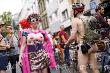 Cologne Naked Bike Ride 2019 in Köln