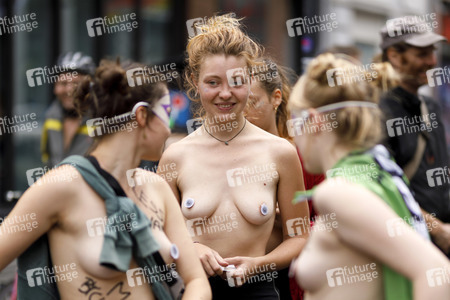 Cologne Naked Bike Ride 2019 in Köln
