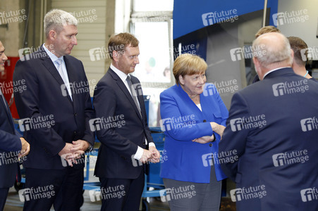 Angela Merkel im Siemens-Werk Görlitz