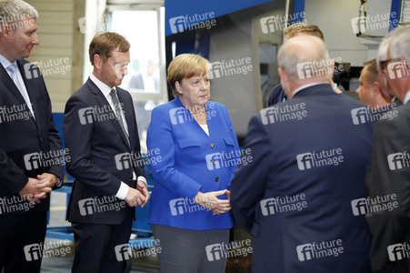 Angela Merkel im Siemens-Werk Görlitz