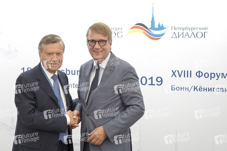 Pressekonferenz zum Petersburger Dialog 2019 in Königswinter