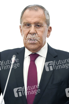 Pressekonferenz mit Heiko Maas und Sergei Lawrow in Königswinter