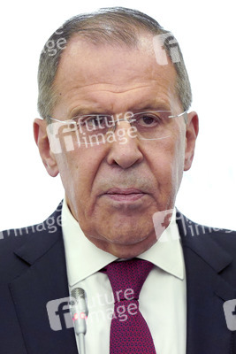 Pressekonferenz mit Heiko Maas und Sergei Lawrow in Königswinter